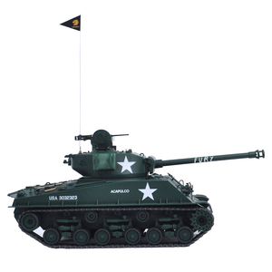 HOOBEN 1/16 abd FURY orta tankı M4A3E8 (HVSS) Sherman kolay 8 (E8) kolay sekiz 2.4G radyo kontrol tam fonksiyonlar rc tankı RTR - Product Image 5