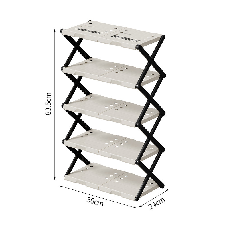 5-layer 50cm-(No installation required) Creamy Style