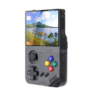 Mini macchina da gioco portatile M19 costruire nel sistema EmuELEC supporto 26 tipi di simulatori per giocare 3.5 pollici Display LCD scatole nere - Product Image 2