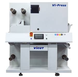 Vi-Press CMYK + белый тонер рулонный принтер этикеток холодный ламинат цифровой тонер принтер этикеток с переменной печатью данных - Product Image 2