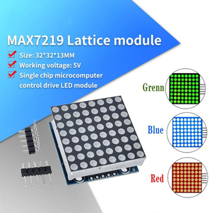 MAX7219 modulo modulo a matrice di punti microcontrollore modulo display merci finite può essere insieme per la programmazione