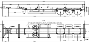 Semirremolque contenedor de carga automática, cargador lateral de contenedores, carga y descarga de contenedores de 30 toneladas - Product Image 3