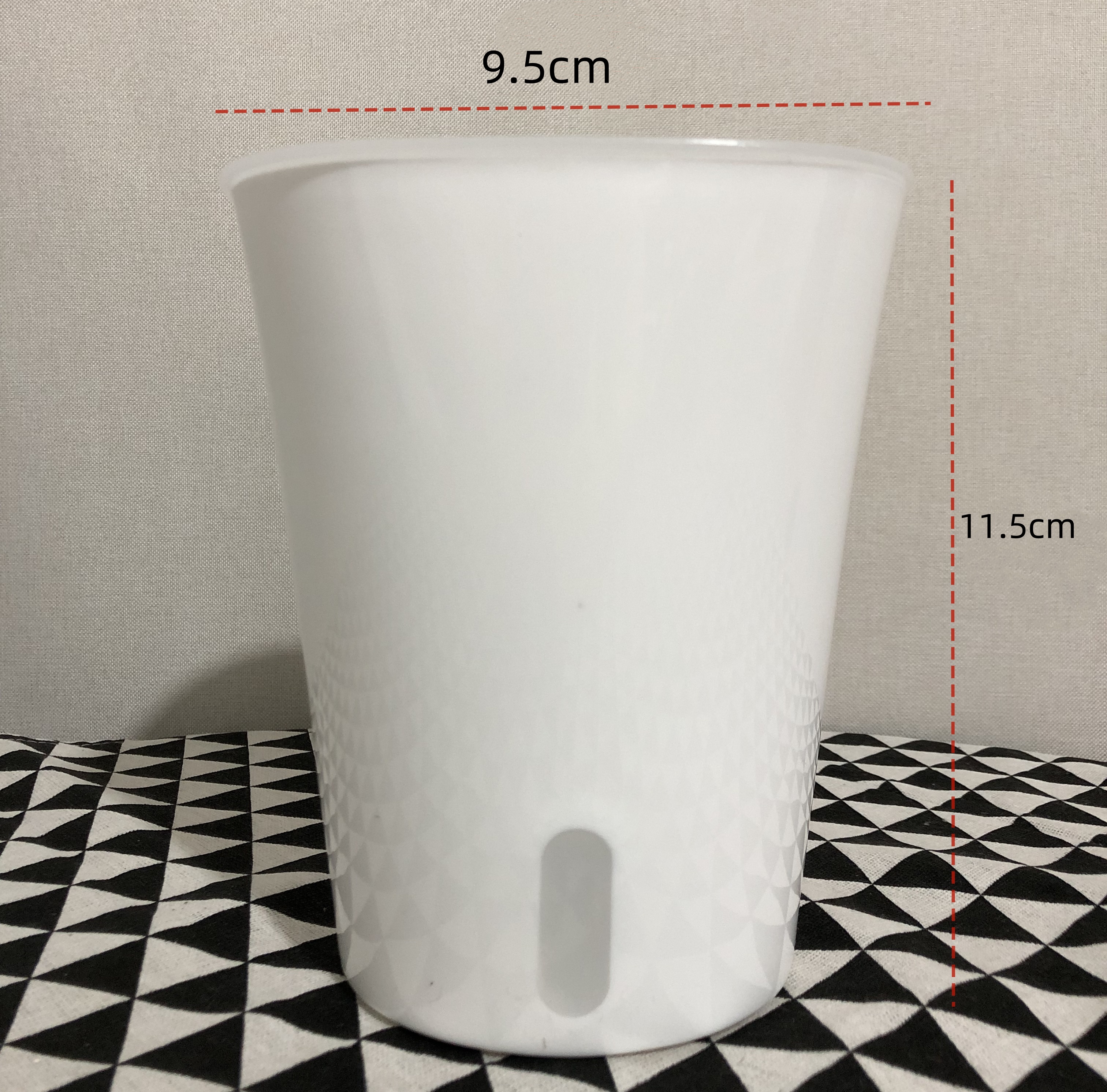 White out pot + clear inner pot
