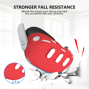 Silicone Protective Cover Set for <strong>Quest</strong> 3 Headset Head Face Cover Eye Pad Handle Grip Button Cap VR Accessories for Meta <strong>Quest</strong> 3 - Product Image 5