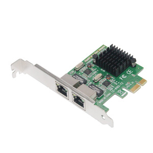 Server Desktop PCIE Servicer adattatore di rete a doppia porta Gigabit 1000M porta di rete RTL8111G - Product Image 1