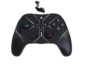 Controlador de juegos inalámbrico con botones programables y motor de vibración compatible con múltiples plataformas para interruptor - Product Image 5