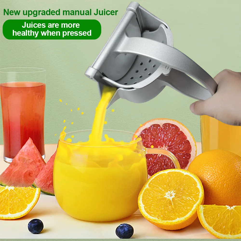 Handmatige Juicer Huishouden Aluminiumlegering Fruit Juicer Creative Draagbare Duurzaam Mini Juicer