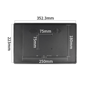 Monitor integrado de pantalla táctil capacitiva/no táctil LCD de 13,3 pulgadas 1920*1080 con entrada VGA para uso en equipos industriales - Product Image 3