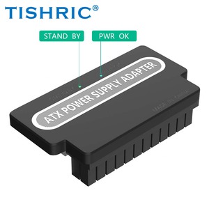 TISHRIC ATX <strong>24Pin</strong> Power <strong>Adapter</strong> <strong>24Pin</strong> Female to Male 90 Degree Power Steering Head with ABS Plastic Top Cover for Desktops PC - Product Image 2