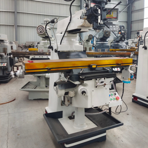 छोटी परिशुद्धता 4 एच मैनुअल मिल्स भारी शुल्क क्षैतिज और ऊर्ध्वाधर बुर्ज मिलिंग मशीन आसान उपयोग सुविधाओं के साथ - Product Image 1