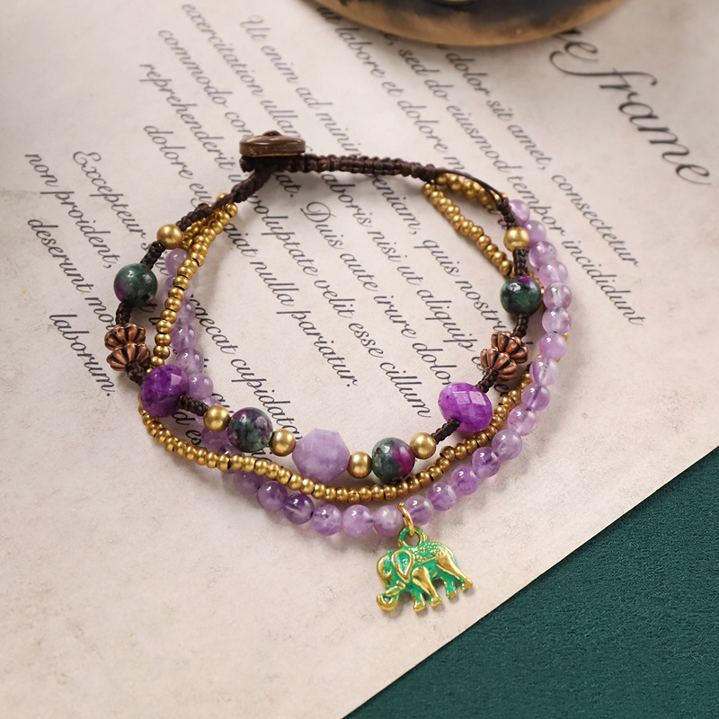 4-amethyst ancient elephant