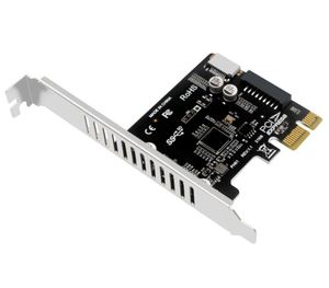PCIE USB 3.0 Card PCI Expree to <strong>Type</strong>-E USB3 19P Expansion Card Super Speed 5Gbps <strong>Type</strong> C Controller Adapter - Product Image 1