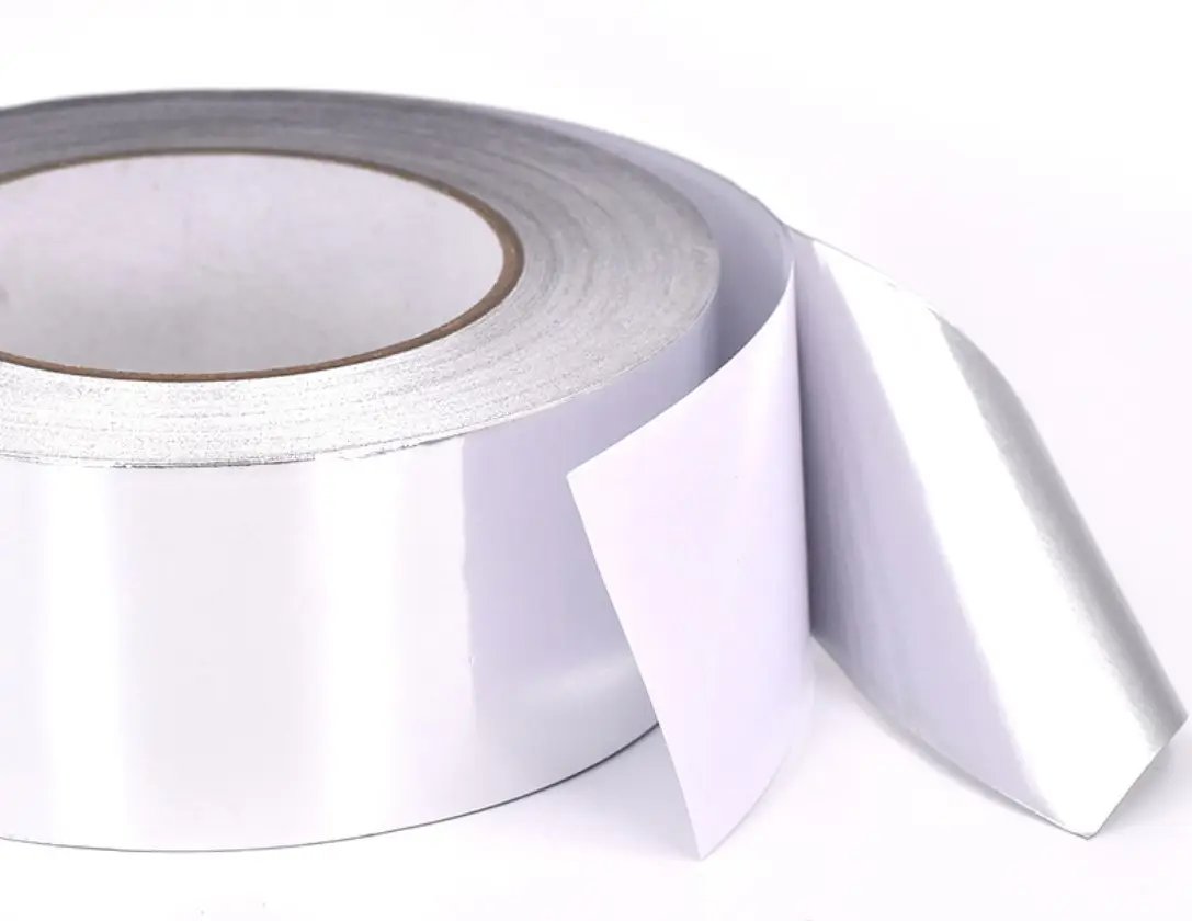 Gute Qualität Silber Hoch temperatur beständige Schattierung Selbst klebendes wasserdichtes Klebeband Jumbo Roll Aluminium folien band