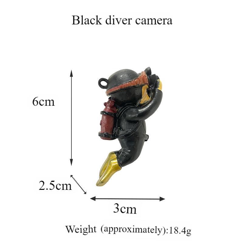 Black diver camera