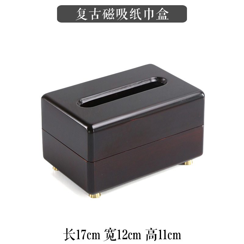 Retro magnetic tissue box