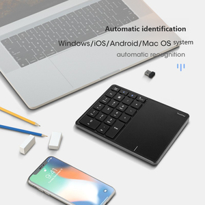 Teclado Digital inalámbrico de 2,4G para portátil, escritorio, Oficina Financiera, contabilidad, panel táctil portátil silencioso, teclado Digital Bluetooth - Product Image 4