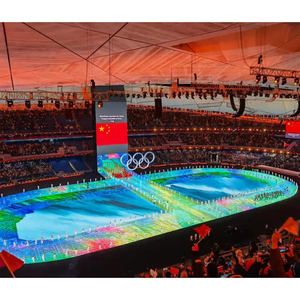 Los paneles de pista de baile interactivos más populares, pantalla Led P2.9 a todo color para sala de vídeo Led inmersiva 3D - Product Image 1