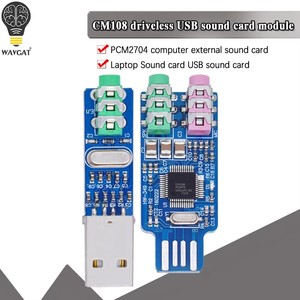 5V Mini PCM2704 CM108 USB DAC HIFI USB scheda audio USB potenza DAC decodificatore modulo Raspberry Pi 16 bit - Product Image 6