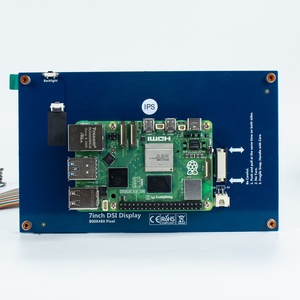 7 Zoll Raspberry Pi Monitor Touchscreen 800 x 480 DSI IPS-Display 5-Punkte-Touchscreen kapazitiv fahrzeugfrei für Raspberry Pi 5