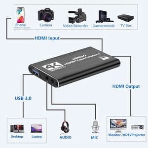 SYONG USB3.0 Grabador de video HDMI Grabber Dispositivo de captura de video HDMI a USB para OBS Captura HDMI en tarjeta de captura de salida USB 4K - Product Image 2
