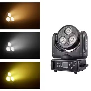 3*50W hareketli kafa LED COB sahne aydınlatma IP65 lazer ışıkları DJ disko parti düğün için canlı gösteri & noel sahne atmosferi - Product Image 2