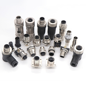 Conector de Metal M12 de 5 pines macho a código conector Circular Industrial montaje en campo conector de sensores de temperatura - Product Image 3