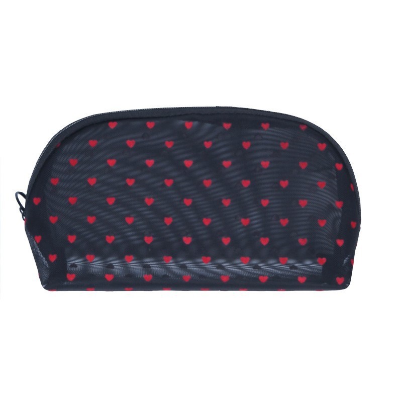 Strict selection of 027 black net red love semicircle