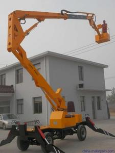 Plataforma elevadora de tijera para uso en edificios de construcción impulsada por batería autopropulsada, envío gratis - Product Image 6
