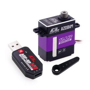 AGFRC A20BHM RC Mini Servo 11.4KG Torque 0.068sec Fast <strong>Speed</strong> Programmable Digital HV Mini Brushless Servo for 1/24 Scale RC Cars - Product Image 1