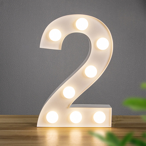 Kexian tùy chỉnh marquee đèn số Đảng chữ RGB LED bóng đèn số Kim Loại Lớn sinh nhật số Nguồn cung cấp - Product Image 3