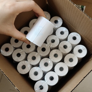 Chất lượng cao BPA-free giấy nhiệt cuộn 57 Mét Chiều rộng lớp duy nhất số lượng cho tiền mặt đăng ký & POS máy in cho ATM & POS Máy - Product Image 5