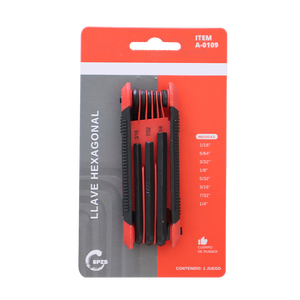 <strong>8pc</strong> Multi-Fold Allen <strong>Key</strong> Wrench Set Industrial Grade <strong>Hex</strong> <strong>Key</strong> With Torx Tips Metric Measurement System - Product Image 5
