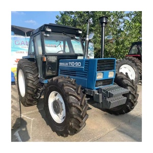 二手拖拉机旧菲亚特110hp 110-90，带驾驶室，用于农场工程传统四轮驱动性能良好