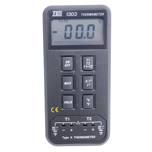 TES-1303双输入数字温度计温度计采样率2.5次/秒 - Product Image 1