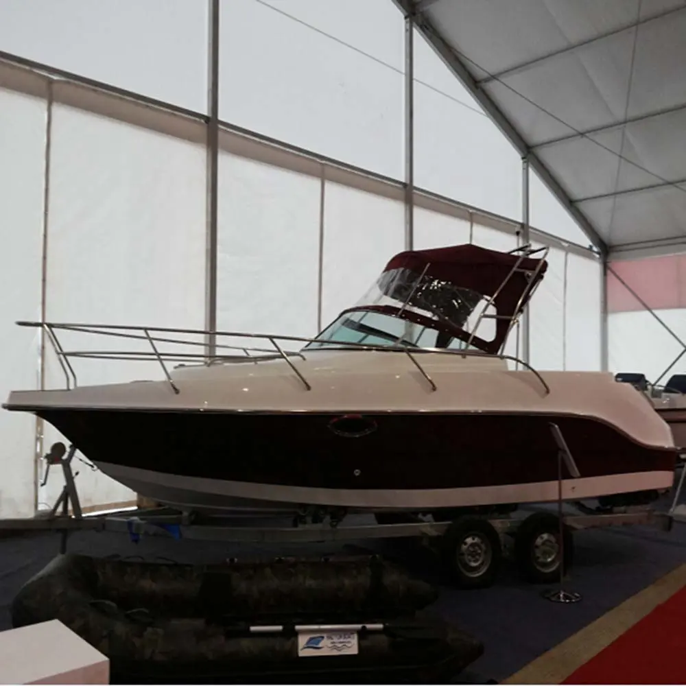 Хит продаж, Спортивная круизер-лодка из стекловолокна 23 фута, рыболовная лодка