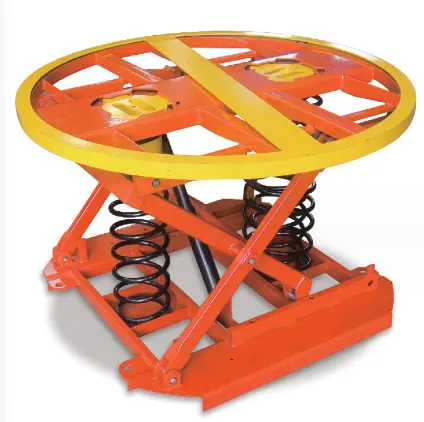 Table de palette rotative table élévatrice automatique à ciseaux mécaniques auto-élévatrices