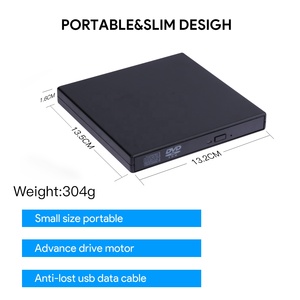 USB 3.0 & Type-C CD/DVD驱动器外置DVD ROM，用于台式机光盘驱动器