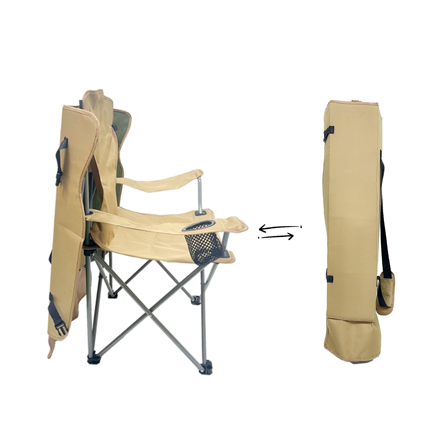 สีกากี ไซส์ใหญ่ 58*58*133