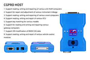 Latest Version V2.2.6.0 CG Pro Cgpro 9S12 <strong>Programmer</strong> Full Version With All Adapters Including New CAS4 DB25 and TMS370 Adapter - Product Image 2