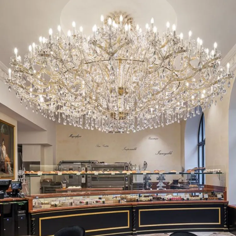 2024 personnalisé hôtel Villa escalier décorations de mariage éclairage moderne luxe Led Art lustre en verre