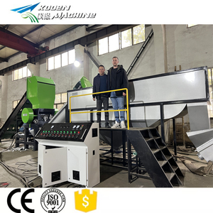 Kooen marka otomatik atık plastik geri dönüşüm makinesi için pet şişe taşlama/kırma çamaşır kurutma geri dönüşüm - Product Image 6