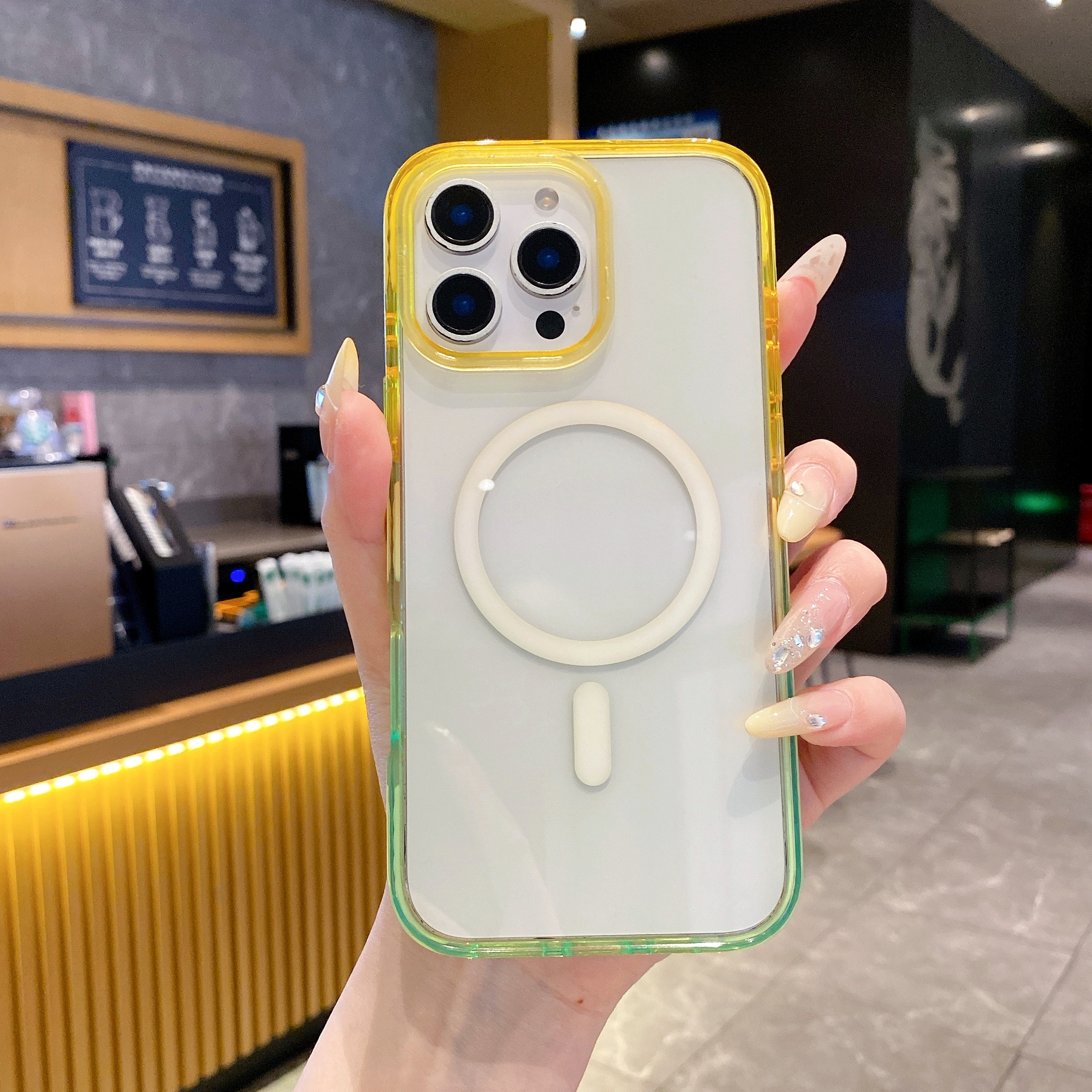 Amarillo y verde
