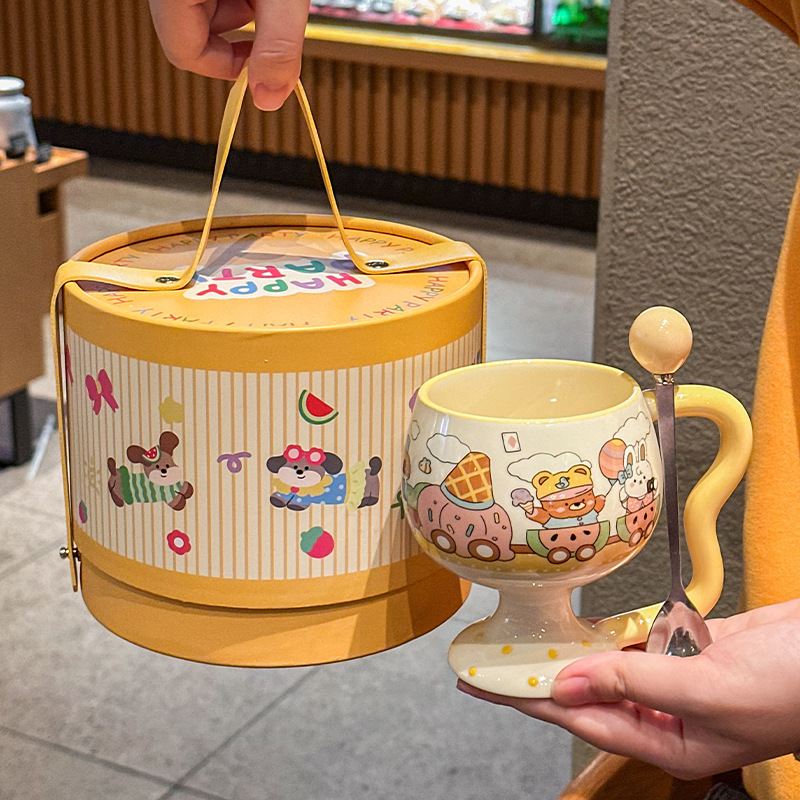 ceramic bear coffee mug