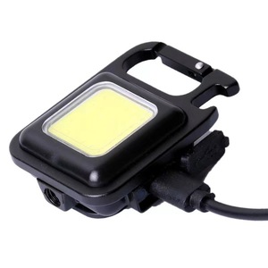 ミニキーホルダーライトCOBキーホルダーワークライトキーチェーン懐中電灯LedミニUSB充電式ライト