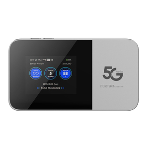 デュアルバンド5GSimカードワイヤレスホットスポットWiFi62.77 Gbps 2.4 "画面4GLTE Cat.185GモバイルWiFiルーター (内部アンテナ付き) - Product Image 1