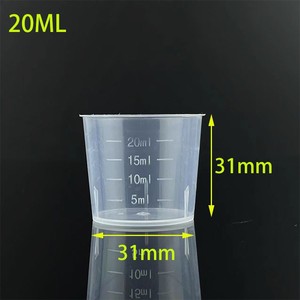 10ml 15ml 20ml 30ml 50ml 100mlclear Plastic Measuring <strong>Cup</strong> Laboratory Measurement Scale <strong>Cup</strong> - Product Image 4
