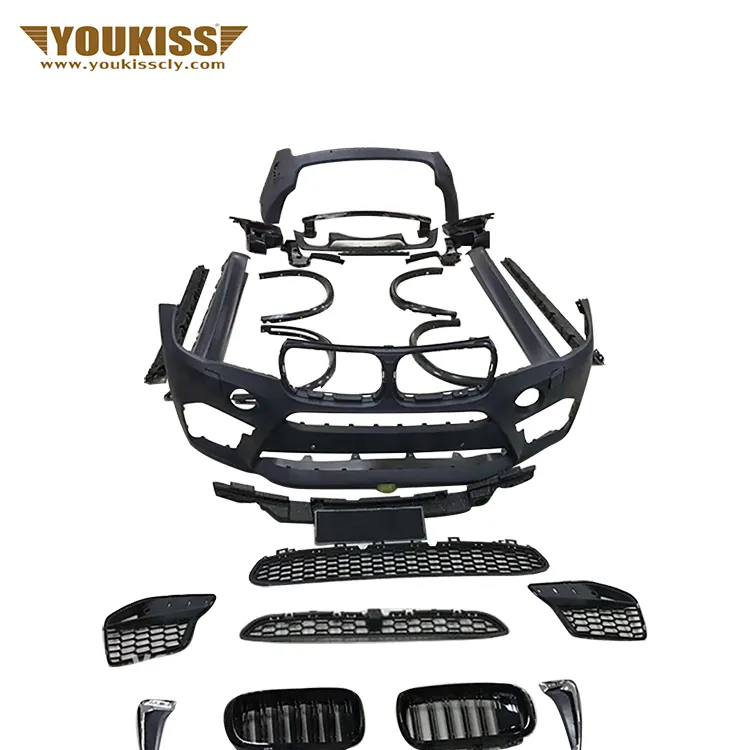 Para bmw f15 X5 upgrade kit de material pp corpo x5m