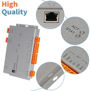 Forddok Bestseller WEB Server Zugangs kontroll system One Door Access Control Panel mit Silver Metal Mini Enclosure FD-ACN1B