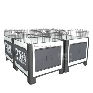 大容量定制尺寸便携式鞋展示柜质量保证促销抽样结账台 - Product Image 1