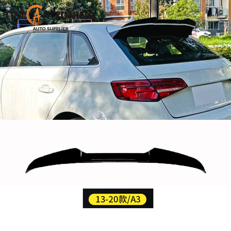 Alerón Trasero Negro para Techo (A3 Sportback 14-20)
